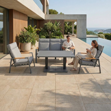 Load image into Gallery viewer, Candour Palermo 3-Seater Sofa & Armchair Outdoor Set