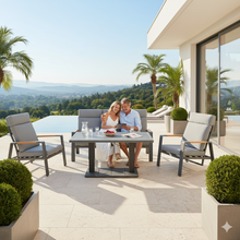 Load image into Gallery viewer, Candour Palermo 3-Seater Sofa & Armchair Outdoor Set