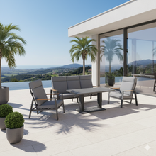 Load image into Gallery viewer, Candour Palermo 3-Seater Sofa & Armchair Outdoor Set