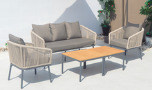 Load image into Gallery viewer, Candour Palermo 3-Seater Sofa & Armchair Outdoor Set