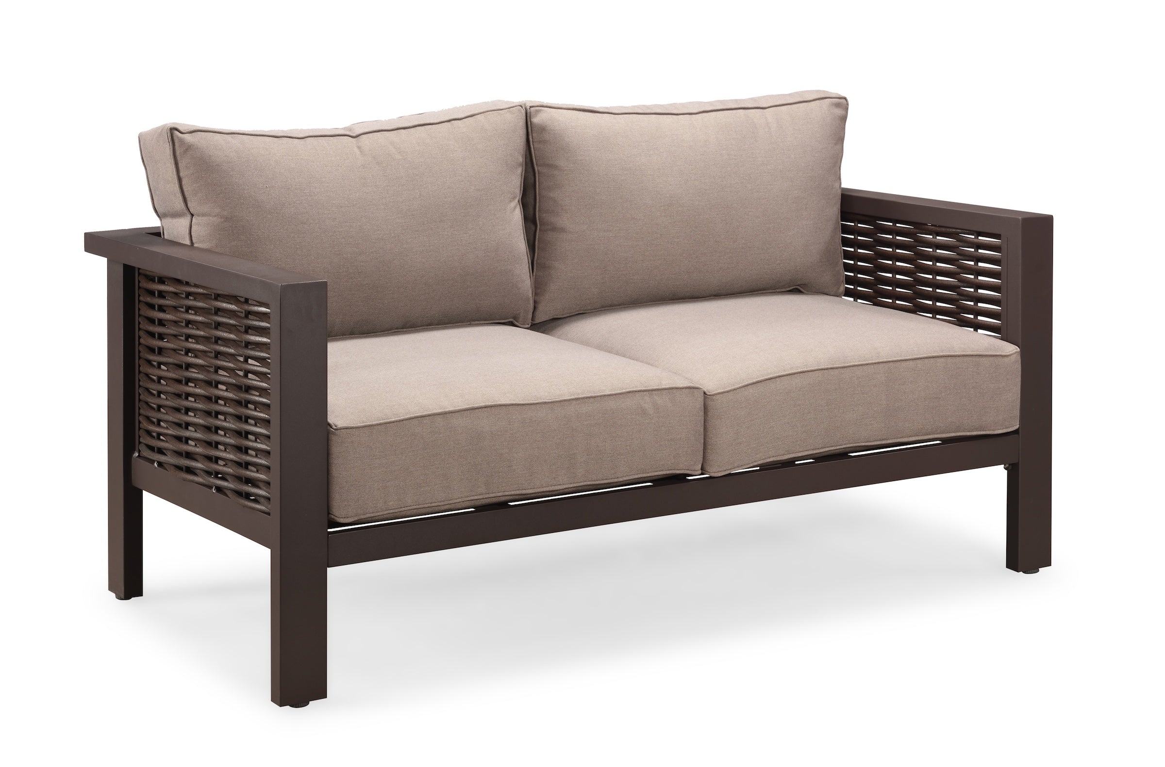 Candour Solace Firepit 2-Seater Sofa & Armchair Outdoor Set