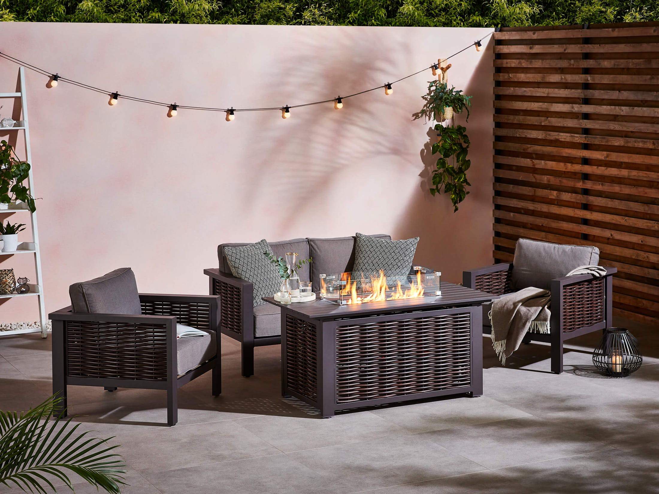 Candour Solace 3-Seater Sofa & Armchair Outdoor Set
