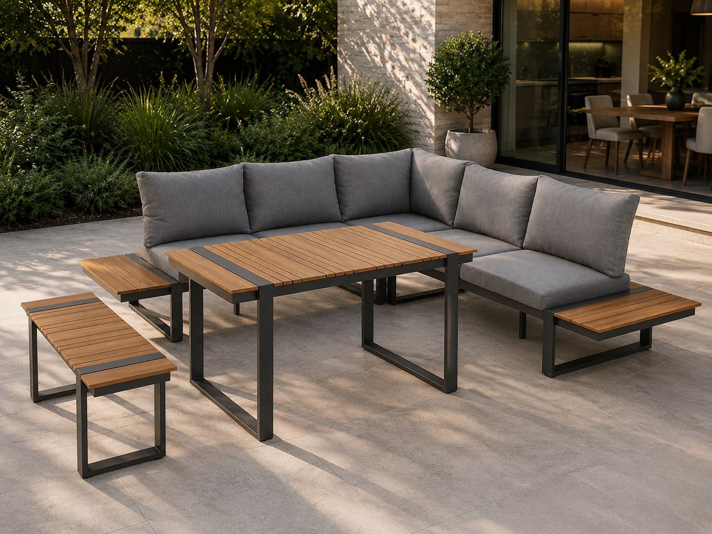 Candour Sorrento 3-Seater Sofa & Armchair Outdoor Set