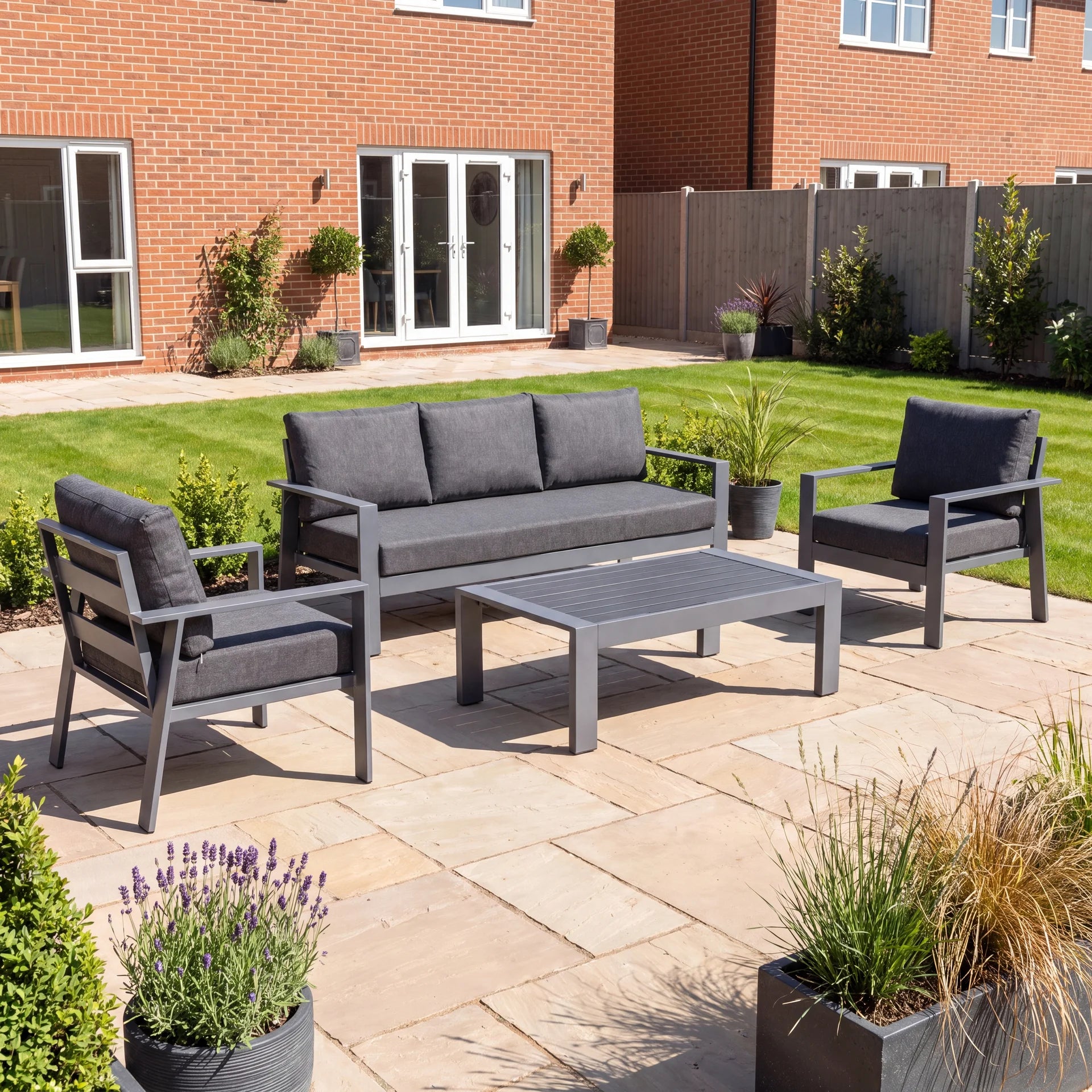 Candour Verona 3-Seater Sofa & Armchair Outdoor Set