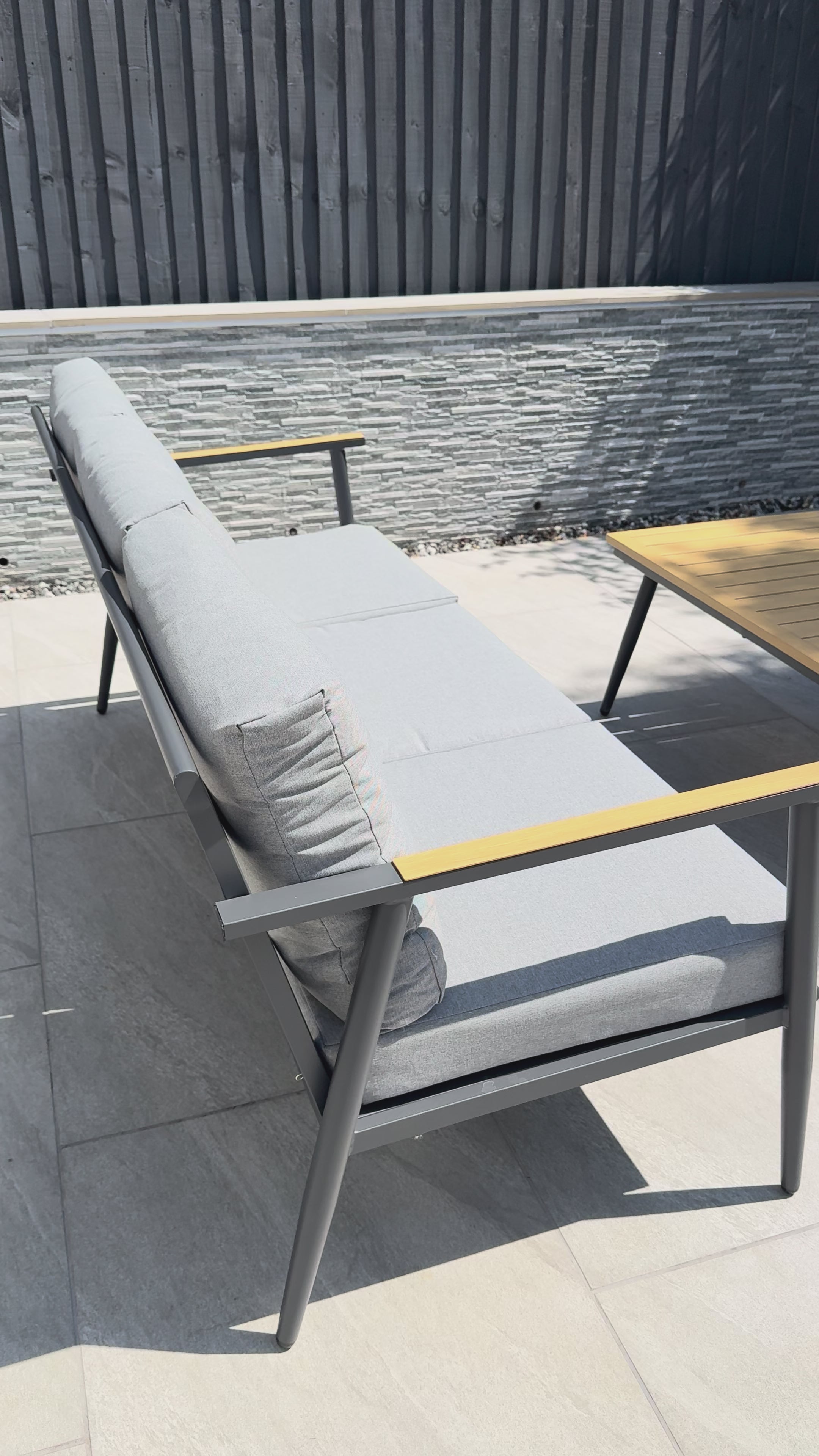Candour Palermo 3-Seater Sofa & Armchair Outdoor Set